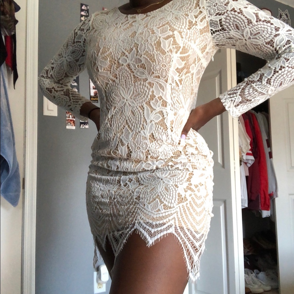 Cream dress